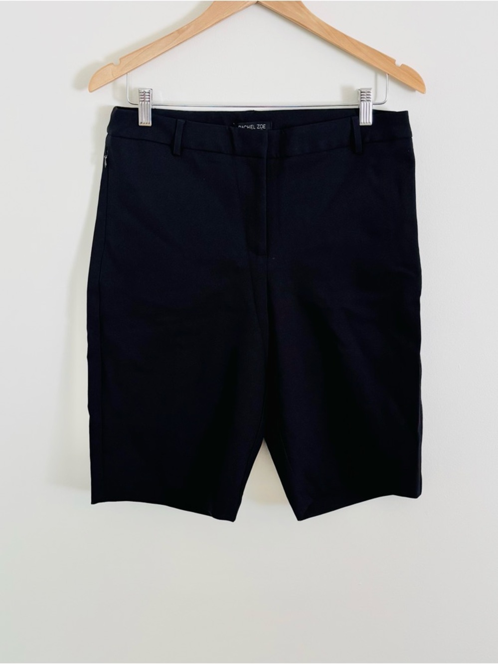 Rachel Zoe Tailored Bermuda Shorts in Black